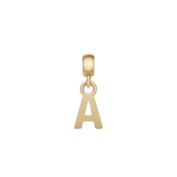 Letter Charm Gold